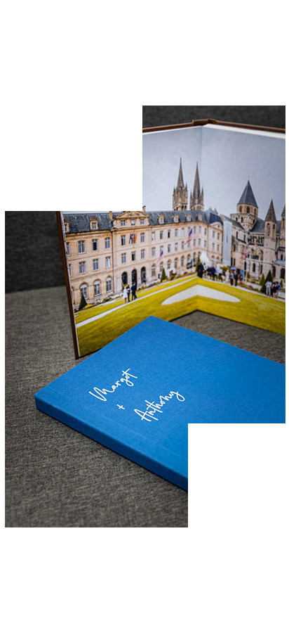 photo normandie fiançailles livre et album